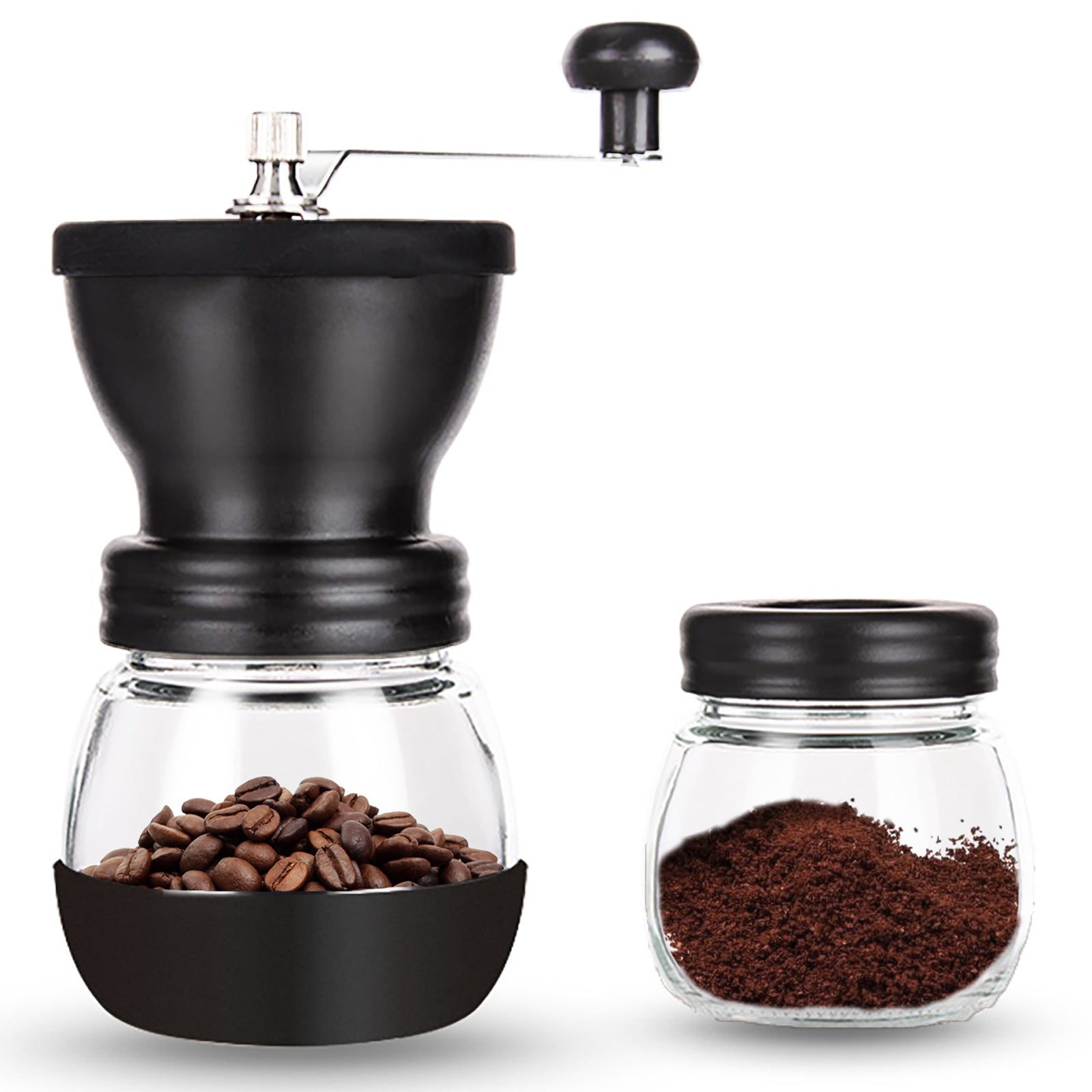 Manual Coffee Grinder Portable Stainless Steel Handle Coffee Grinder