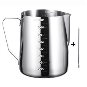 Coffee Milk Frothing Jug 12 20 30oz - Stainless Steel Milk Frothing Pitcher