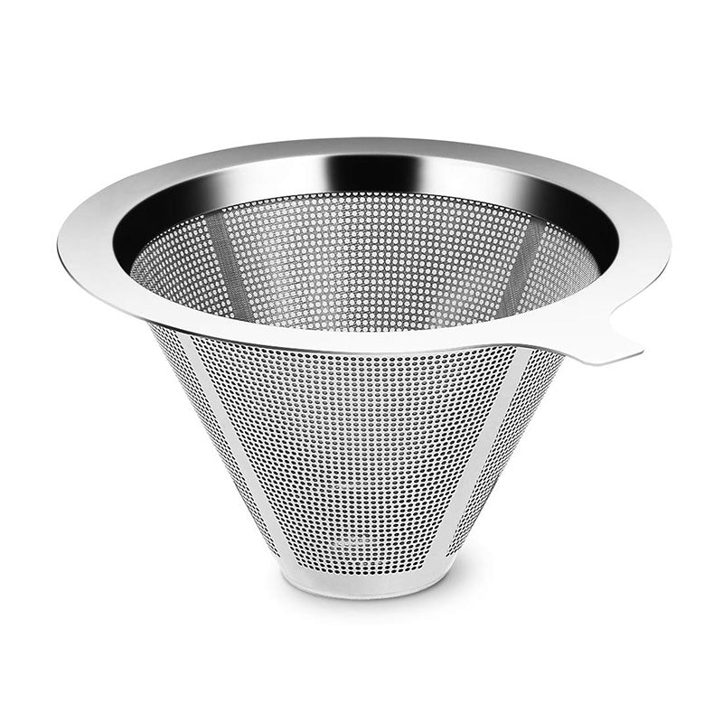 Coffee Filter Stainless Steel Single Cup Coffee Filter Reusable Metal Coffee Dripper