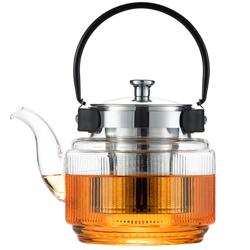 Teapot With Beams Glass Teapot 39 OZ