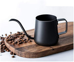 将图片加载到图库查看器，Hand made coffee kettle Stainless steel long spout kettle
