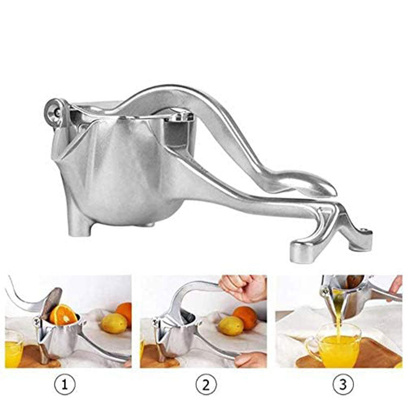 Stainless Steel Manual Fruit Juicer Heavy Duty Alloy Press Lemon Orange Juicer