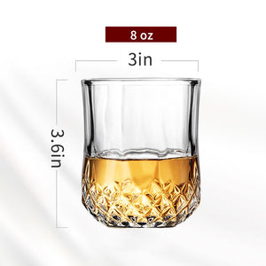 Whiskey Glasses Wine Glasses Set 10 OZ (Courage)