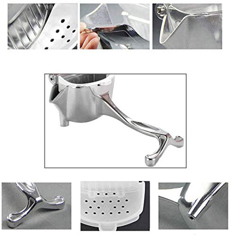 Stainless Steel Manual Fruit Juicer Heavy Duty Alloy Press Lemon Orange Juicer